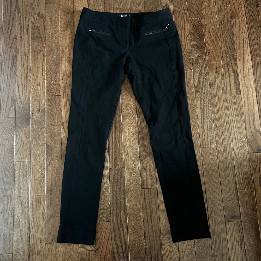 PAIGE Jet Black Dress Pants